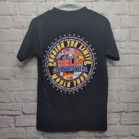 Champion Harlem Globetrotters World‎ Tour Tshirt Size S Double Sided Graphic Tee - Picture 7 of 9